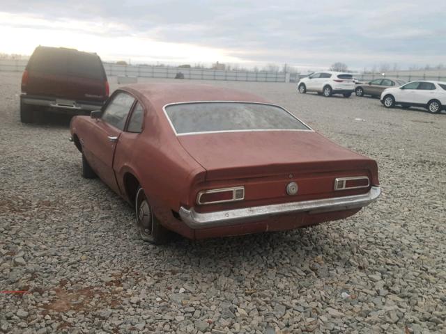 0K91U139080 - 1970 FORD MAVERICK BURGUNDY photo 3