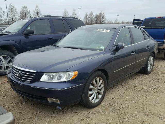 KMHFC46F28A264780 - 2008 HYUNDAI AZERA SE BLUE photo 2