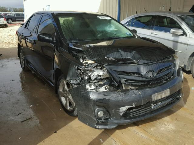 2T1BU4EE6BC737012 - 2011 TOYOTA COROLLA BA BLACK photo 1