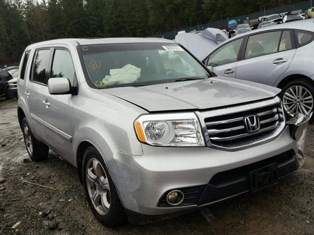 5FNYF4H69CB036177 - 2012 HONDA PILOT EXL SILVER photo 1