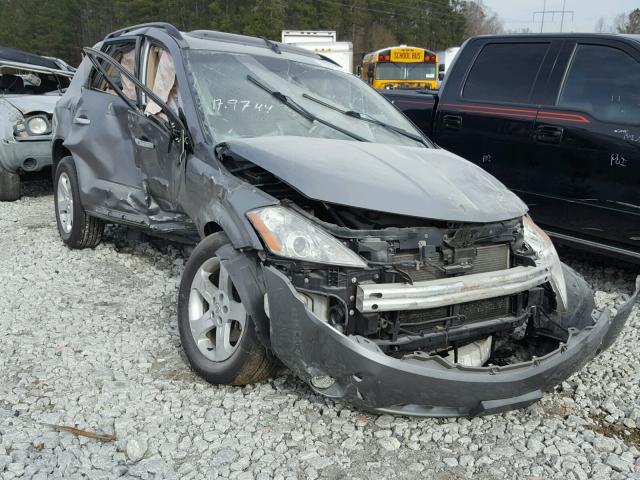 JN8AZ08W35W420024 - 2005 NISSAN MURANO SL GRAY photo 1