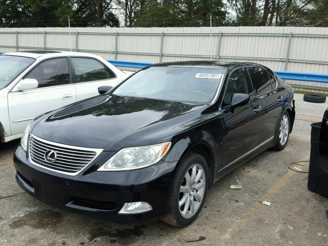 JTHBL46F985071407 - 2008 LEXUS LS 460 BLACK photo 2