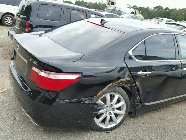 JTHBL46F985071407 - 2008 LEXUS LS 460 BLACK photo 9