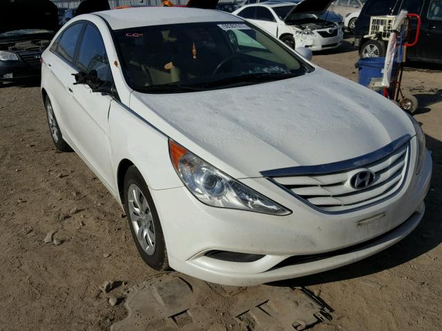 5NPEB4AC8BH054491 - 2011 HYUNDAI SONATA GLS WHITE photo 1