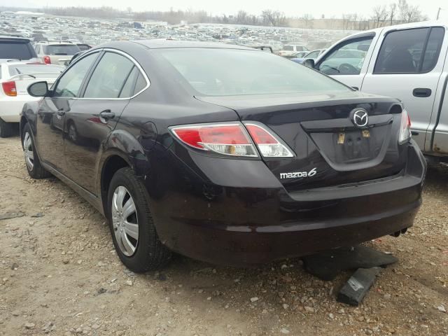 1YVHP81A595M35076 - 2009 MAZDA 6 I MAROON photo 3