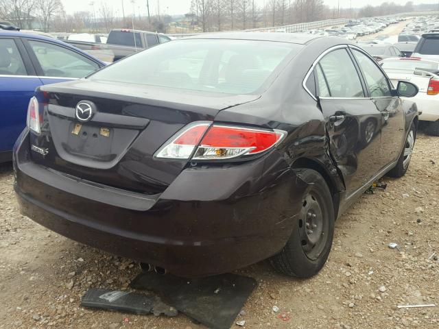 1YVHP81A595M35076 - 2009 MAZDA 6 I MAROON photo 4