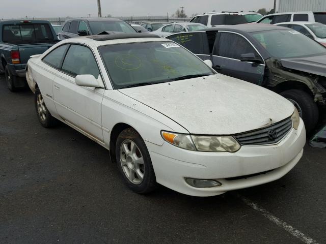 2T1CF22P22C569829 - 2002 TOYOTA CAMRY SOLA WHITE photo 1