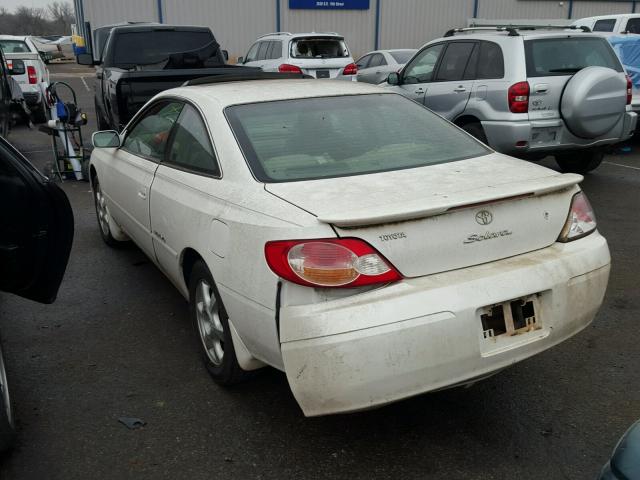 2T1CF22P22C569829 - 2002 TOYOTA CAMRY SOLA WHITE photo 3