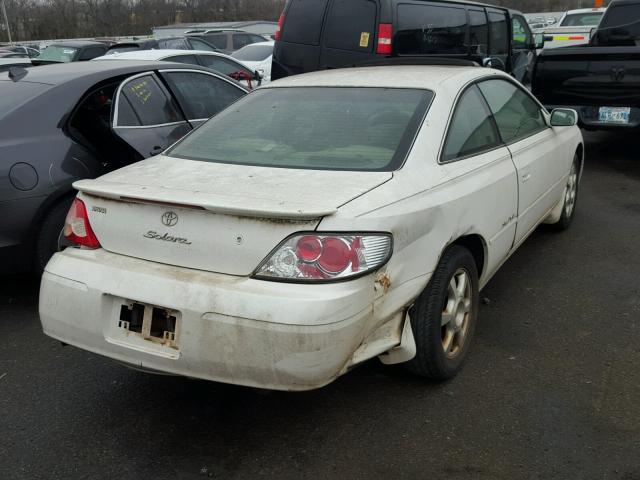 2T1CF22P22C569829 - 2002 TOYOTA CAMRY SOLA WHITE photo 4