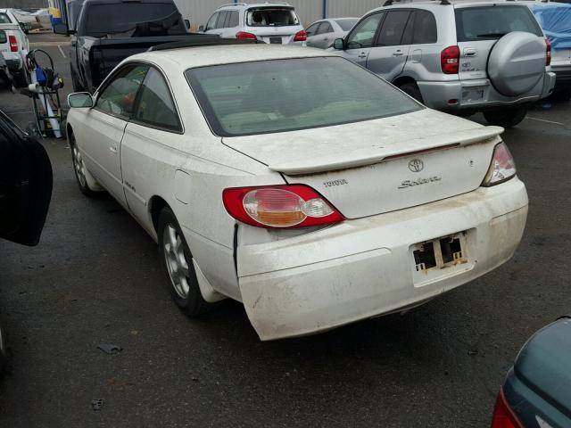 2T1CF22P22C569829 - 2002 TOYOTA CAMRY SOLA WHITE photo 9