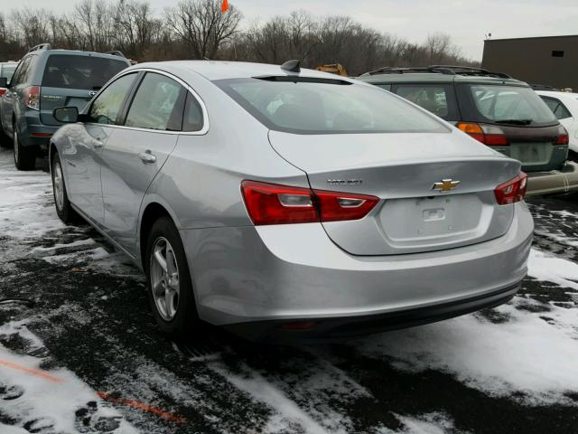 1G1ZB5ST2HF278096 - 2017 CHEVROLET MALIBU LS SILVER photo 3