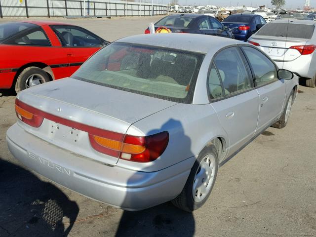 1G8ZK52702Z275949 - 2002 SATURN SL2 SILVER photo 4