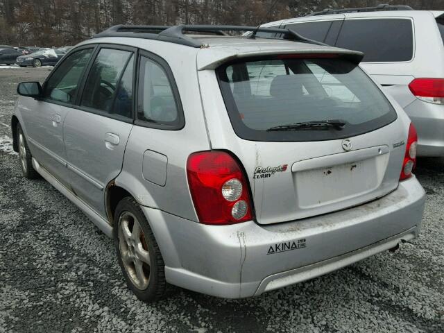 JM1BJ246221492446 - 2002 MAZDA PROTEGE PR GRAY photo 3