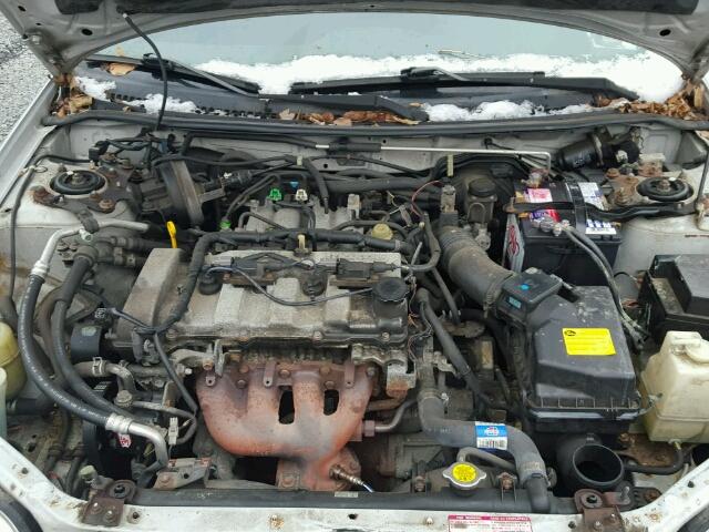 JM1BJ246221492446 - 2002 MAZDA PROTEGE PR GRAY photo 7