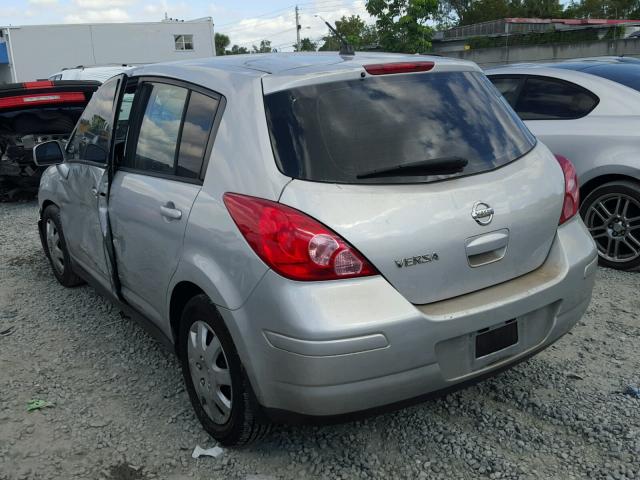 3N1BC13EX9L375216 - 2009 NISSAN VERSA S SILVER photo 3