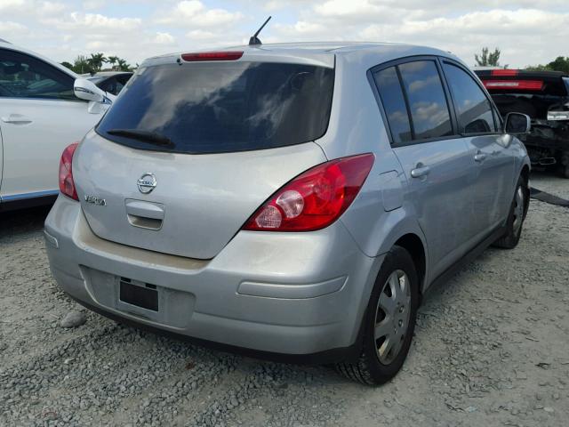 3N1BC13EX9L375216 - 2009 NISSAN VERSA S SILVER photo 4