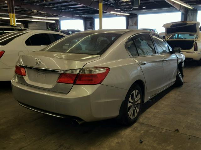 1HGCR2F30FA123110 - 2015 HONDA ACCORD LX SILVER photo 4