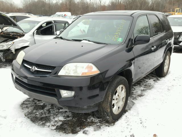 2HNYD18201H531984 - 2001 ACURA MDX BLACK photo 2