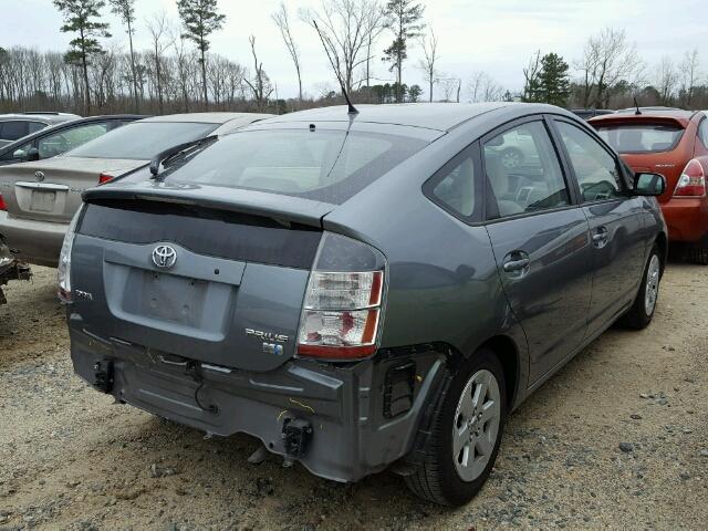 JTDKB20U940102730 - 2004 TOYOTA PRIUS GRAY photo 4