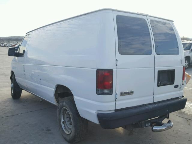 1FTNE24L07DB09312 - 2007 FORD ECONOLINE WHITE photo 3