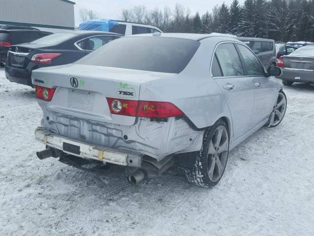 JH4CL96825C007817 - 2005 ACURA TSX GRAY photo 4