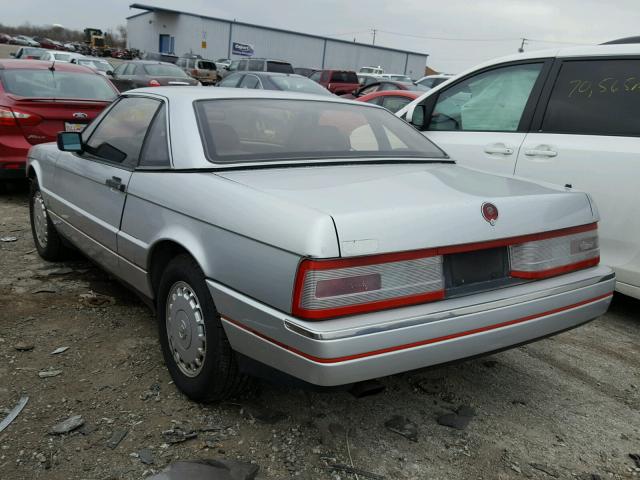 1G6VR3177JU100456 - 1988 CADILLAC ALLANTE SILVER photo 3