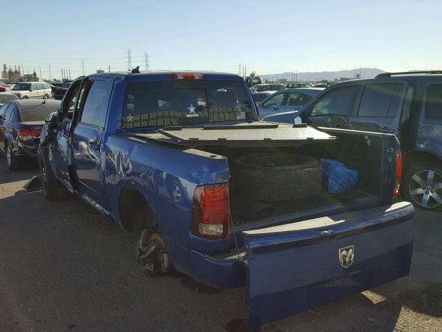 1C6RR6MT5ES364762 - 2014 RAM 1500 SPORT BLUE photo 3