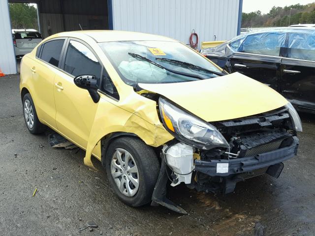 KNADM4A37G6596783 - 2016 KIA RIO LX YELLOW photo 1