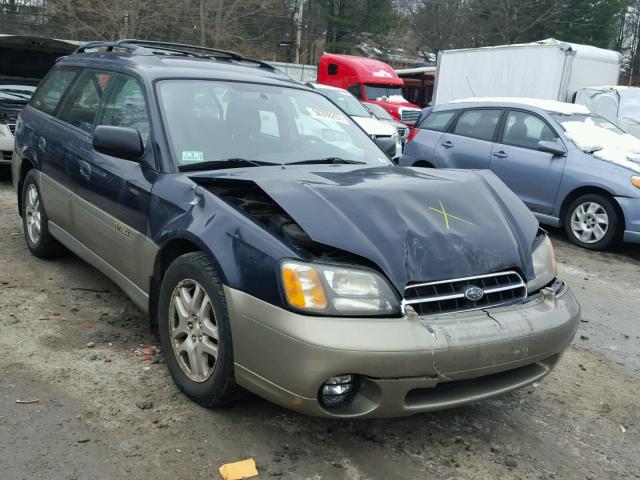 4S3BH665217639223 - 2001 SUBARU LEGACY OUT BLUE photo 1