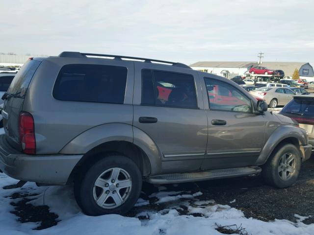 1D4HB58D55F514449 - 2005 DODGE DURANGO LI GRAY photo 4