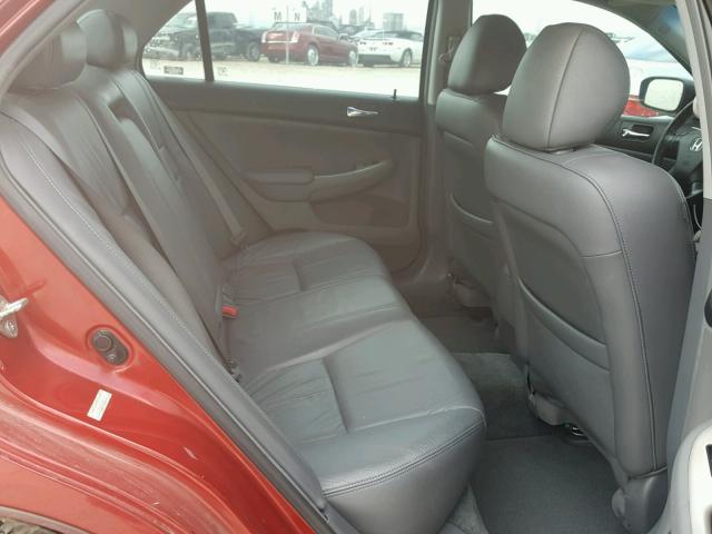 1HGCM66587A048858 - 2007 HONDA ACCORD EX RED photo 6