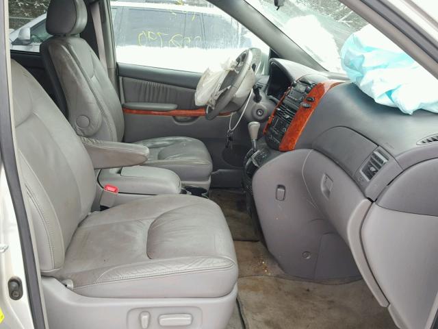 5TDZK22C07S093789 - 2007 TOYOTA SIENNA XLE SILVER photo 5