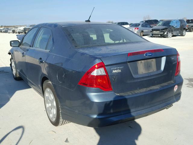 3FAHP0HA8BR297460 - 2011 FORD FUSION SE GRAY photo 3