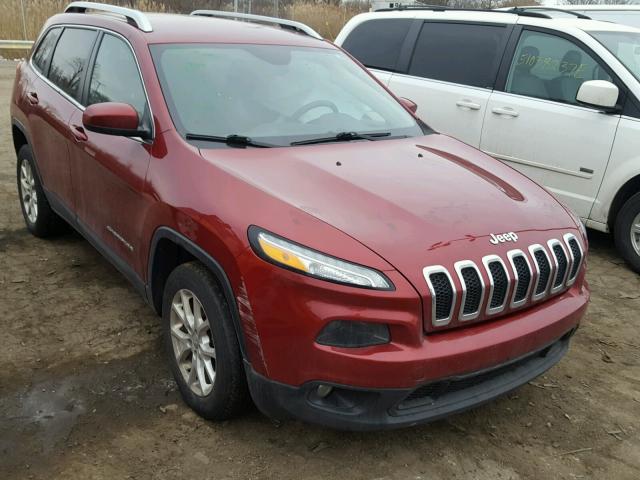 1C4PJLCBXEW123836 - 2014 JEEP CHEROKEE L RED photo 1