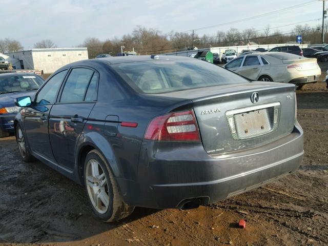 19UUA66257A026867 - 2007 ACURA TL GRAY photo 3