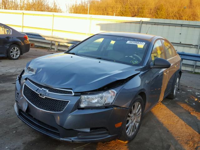 1G1PD5SH3C7237119 - 2012 CHEVROLET CRUZE LS BLUE photo 2