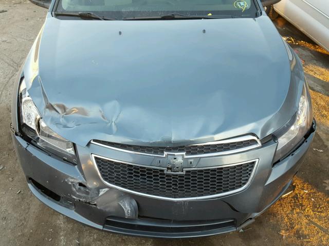 1G1PD5SH3C7237119 - 2012 CHEVROLET CRUZE LS BLUE photo 7