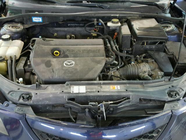 JM1BK32F891240720 - 2009 MAZDA 3 I BLUE photo 7