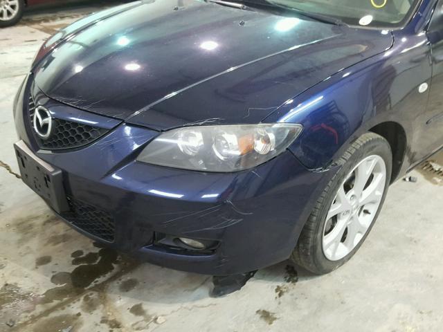 JM1BK32F891240720 - 2009 MAZDA 3 I BLUE photo 9