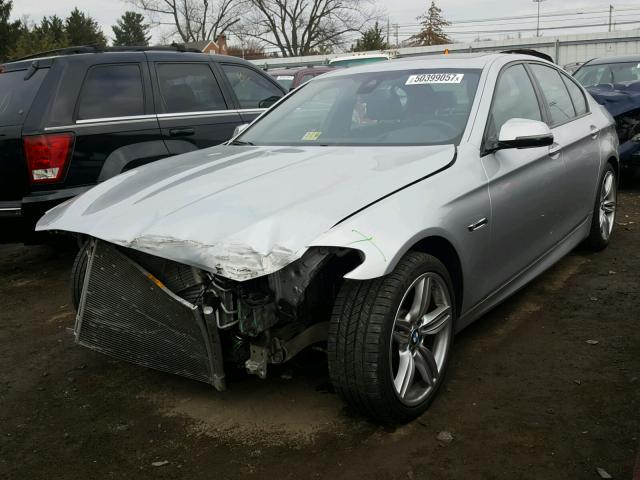 WBA5B3C58FD544804 - 2015 BMW 535 XI Plata foto 2