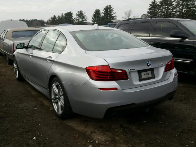 WBA5B3C58FD544804 - 2015 BMW 535 XI Plata foto 3