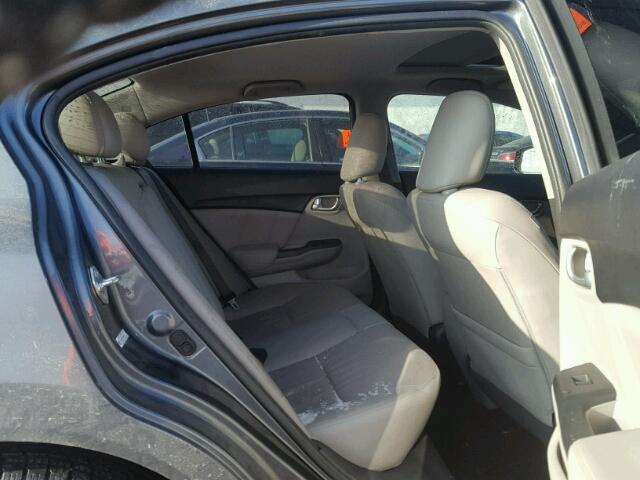19XFB2F98DE244272 - 2013 HONDA CIVIC EXL GRAY photo 6