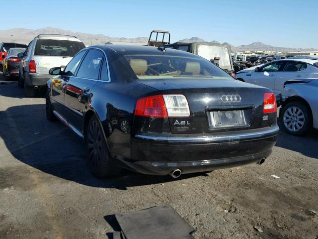 WAUML44E25N015063 - 2005 AUDI A8 L QUATT BLACK photo 3