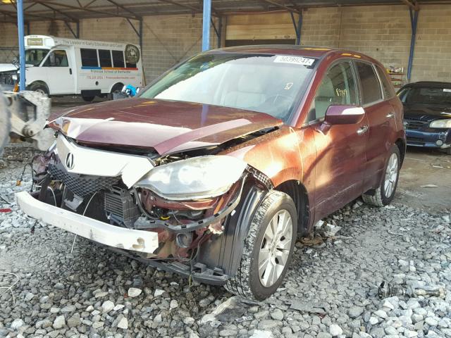 5J8TB2H2XBA000627 - 2011 ACURA RDX BURGUNDY photo 2