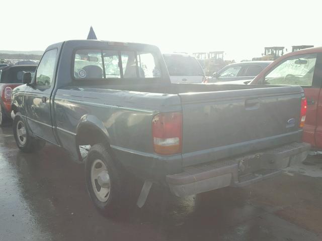 1FTCR10A8VTA61748 - 1997 FORD RANGER GREEN photo 3