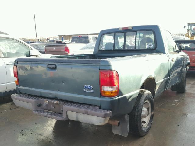 1FTCR10A8VTA61748 - 1997 FORD RANGER GREEN photo 4