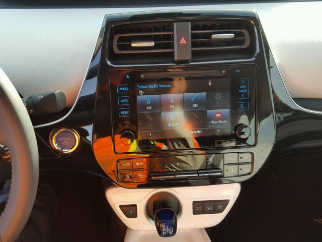 JTDKARFPXH3039512 - 2017 TOYOTA PRIUS PRIM ნაცრისფერი ფოტო 9