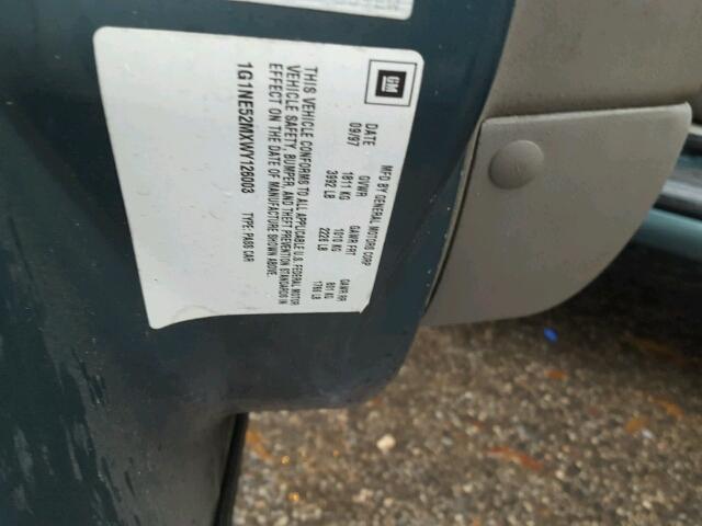 1G1NE52MXWY126003 - 1998 CHEVROLET MALIBU LS 绿色 照片 10