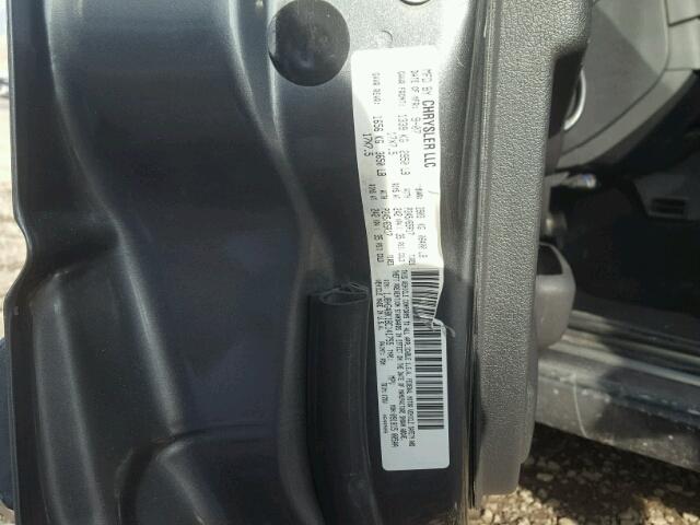 1J8HG48K18C141755 - 2008 JEEP COMMANDER გრაფიტი ფოტო 10