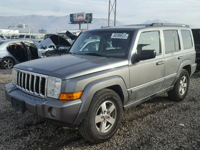 1J8HG48K18C141755 - 2008 JEEP COMMANDER CHARCOAL photo 2